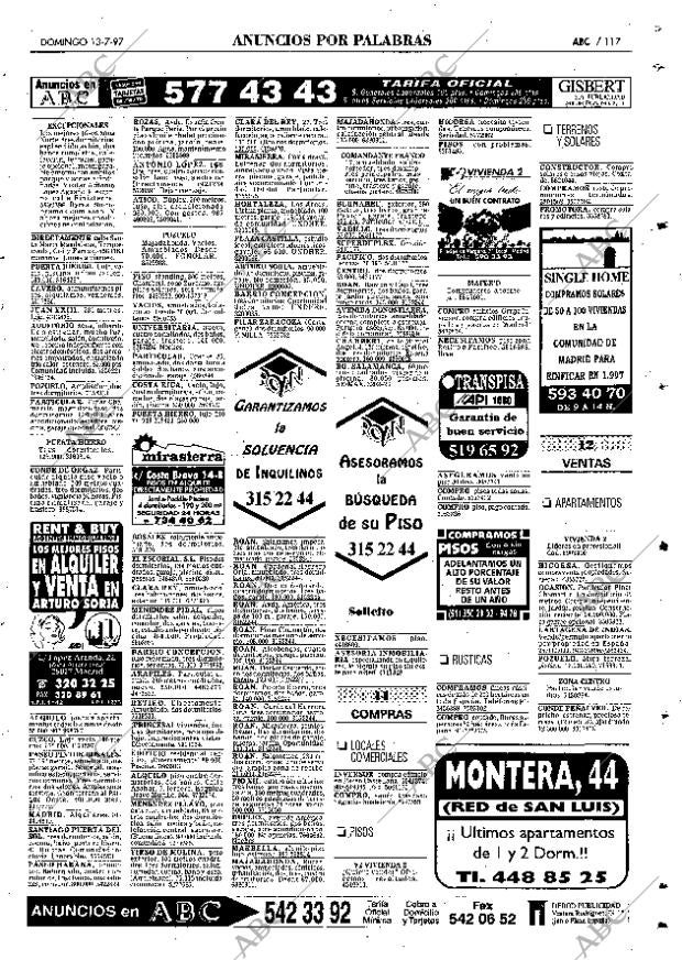 ABC MADRID 13-07-1997 página 117