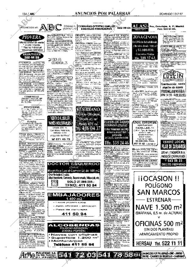 ABC MADRID 13-07-1997 página 124