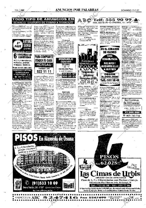 ABC MADRID 13-07-1997 página 126