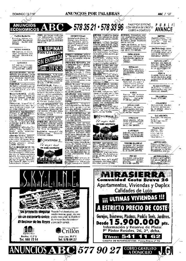 ABC MADRID 13-07-1997 página 127