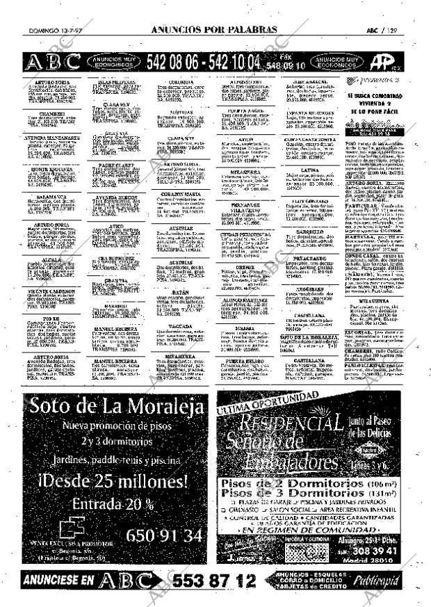 ABC MADRID 13-07-1997 página 129