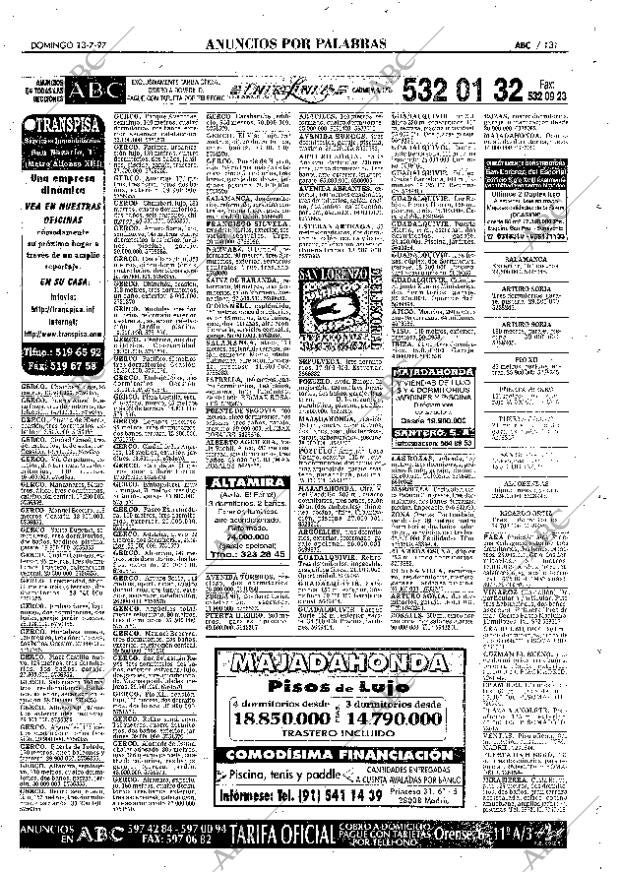 ABC MADRID 13-07-1997 página 131