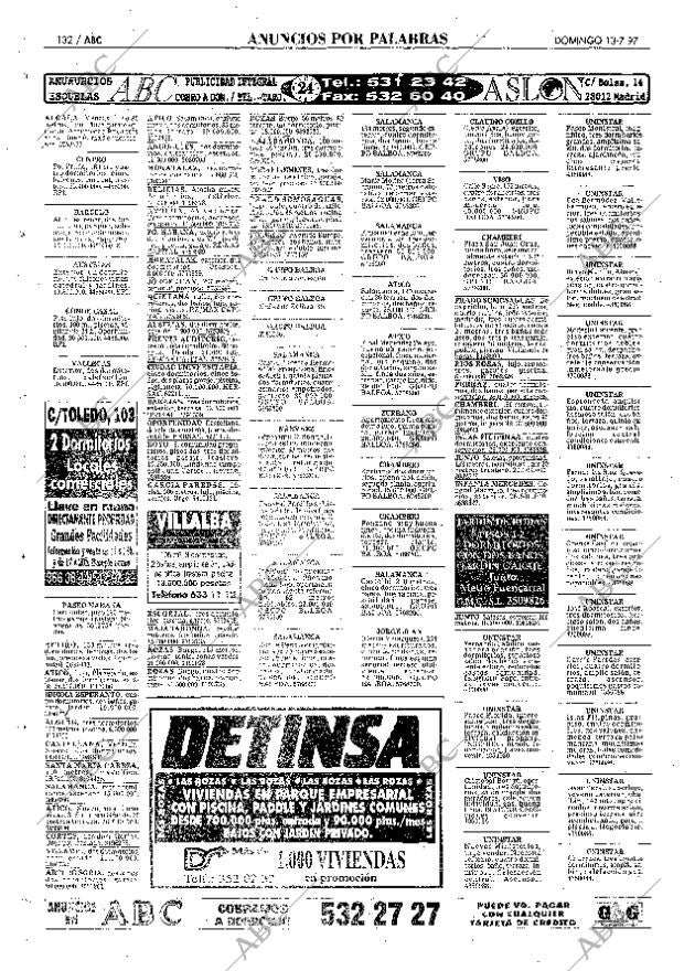 ABC MADRID 13-07-1997 página 132