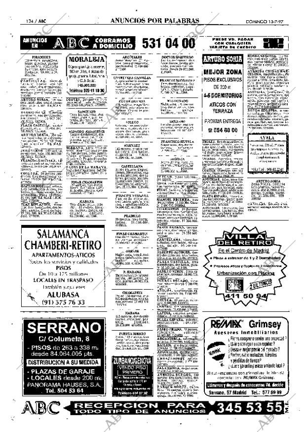 ABC MADRID 13-07-1997 página 134