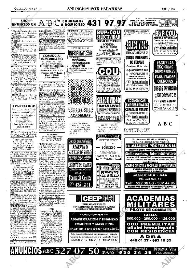 ABC MADRID 13-07-1997 página 139