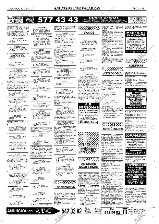 ABC MADRID 13-07-1997 página 143