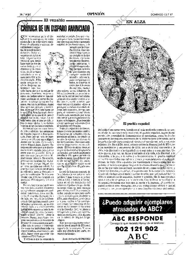 ABC MADRID 13-07-1997 página 28