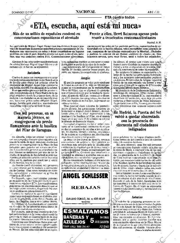 ABC MADRID 13-07-1997 página 33