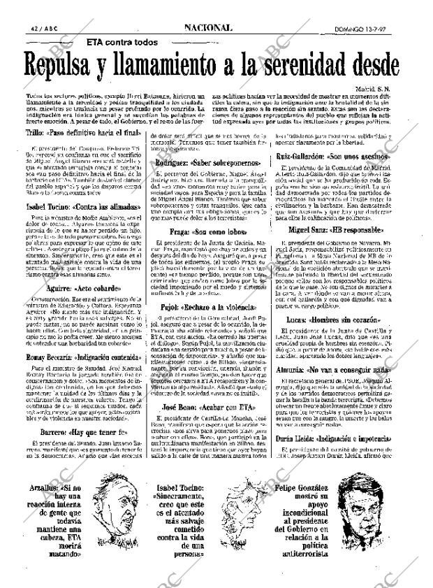 ABC MADRID 13-07-1997 página 42