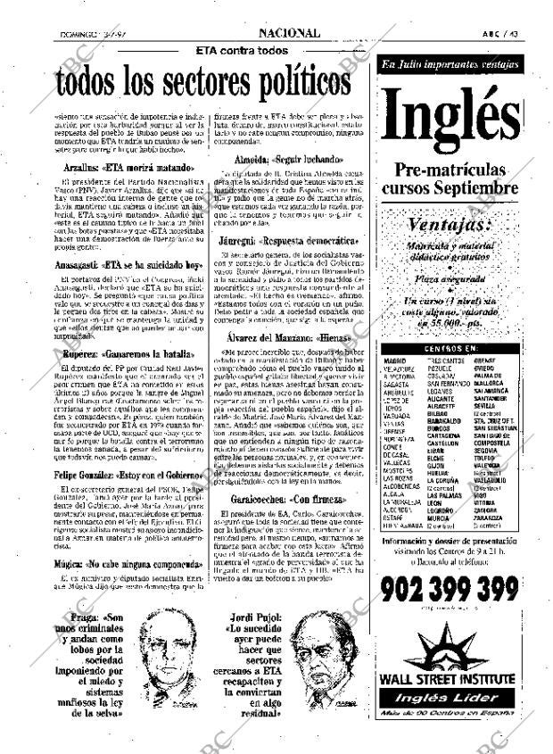 ABC MADRID 13-07-1997 página 43
