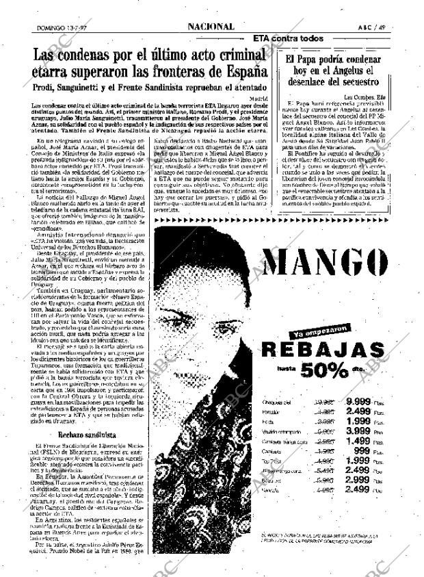 ABC MADRID 13-07-1997 página 49