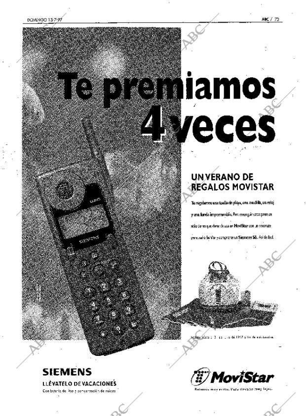 ABC MADRID 13-07-1997 página 73