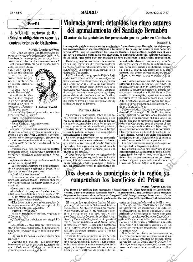 ABC MADRID 13-07-1997 página 78