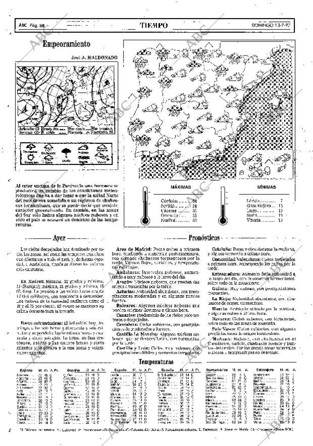 ABC MADRID 13-07-1997 página 88