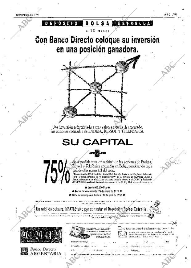 ABC MADRID 13-07-1997 página 89