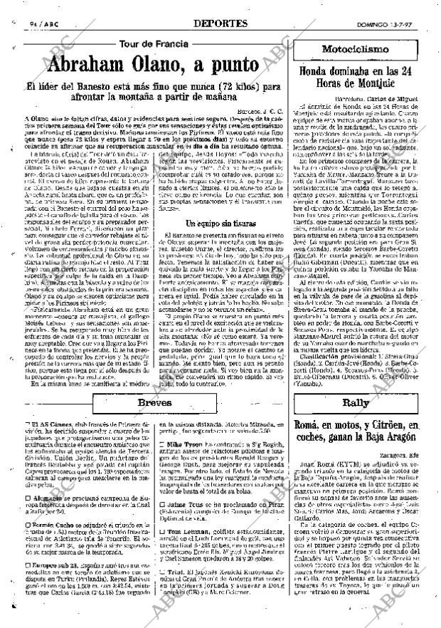ABC MADRID 13-07-1997 página 94