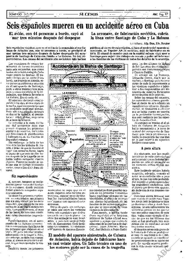ABC MADRID 13-07-1997 página 97