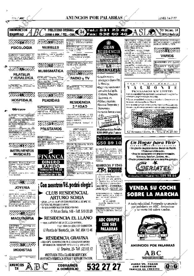 ABC MADRID 14-07-1997 página 116