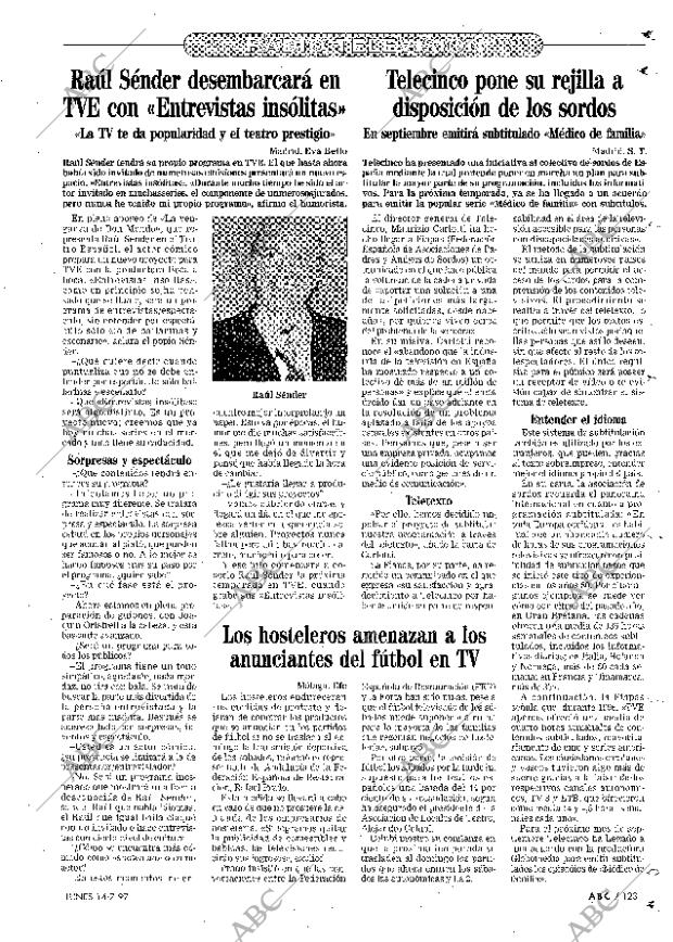 ABC MADRID 14-07-1997 página 123