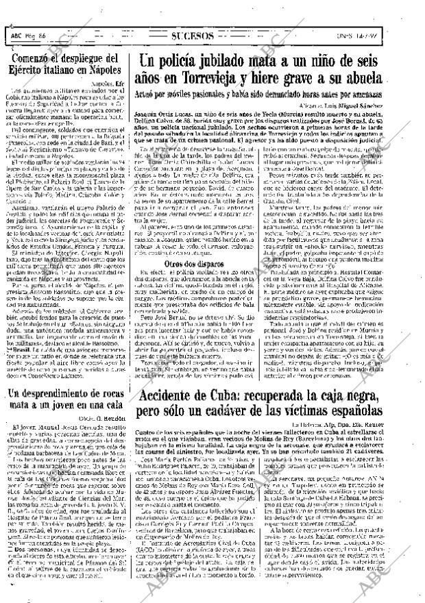 ABC MADRID 14-07-1997 página 86