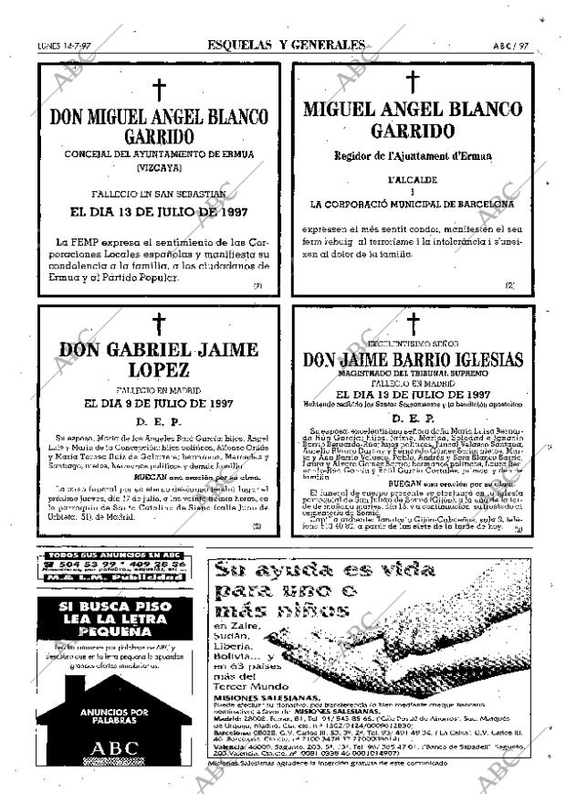 ABC MADRID 14-07-1997 página 97