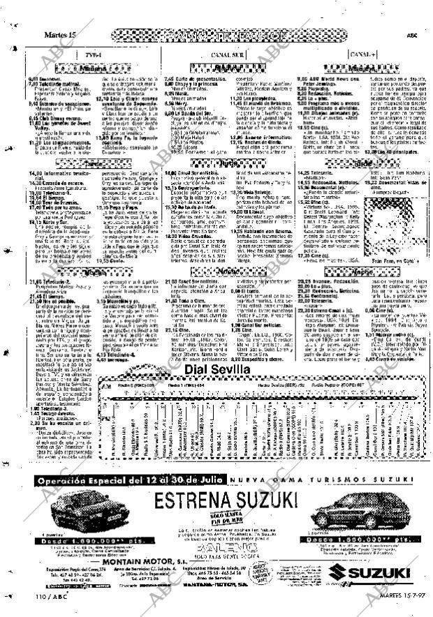 ABC SEVILLA 15-07-1997 página 110