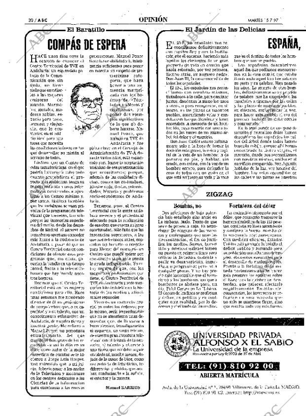 ABC SEVILLA 15-07-1997 página 20