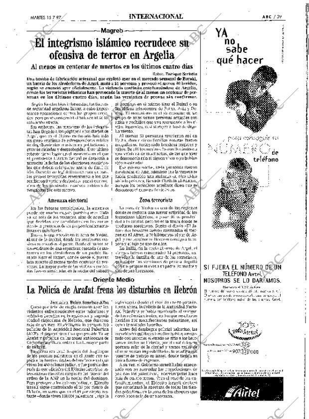 ABC SEVILLA 15-07-1997 página 39