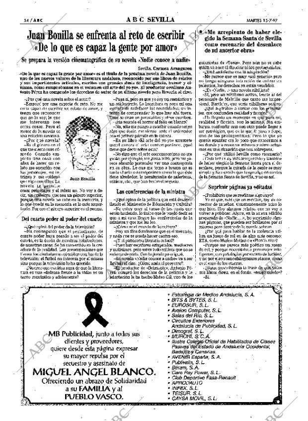 ABC SEVILLA 15-07-1997 página 54