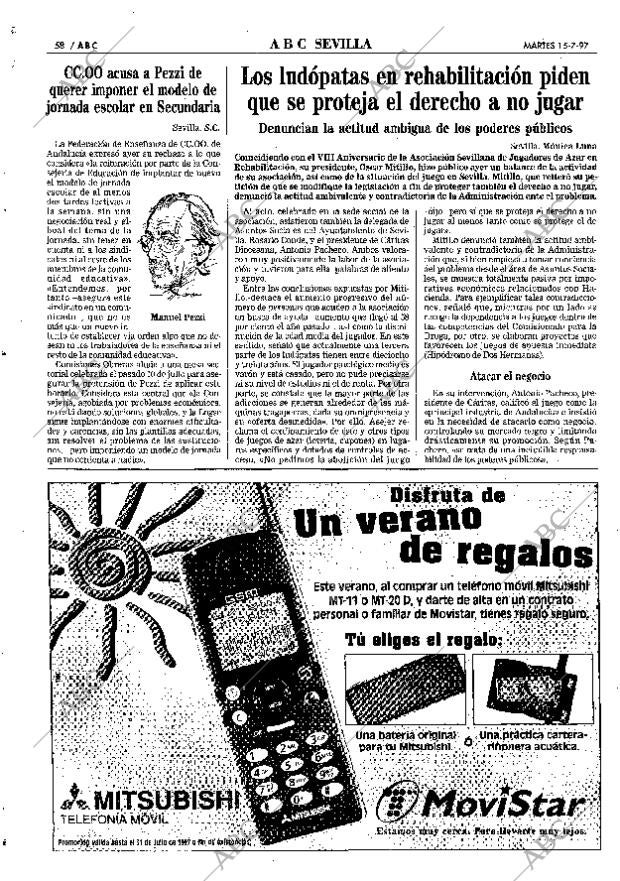 ABC SEVILLA 15-07-1997 página 58