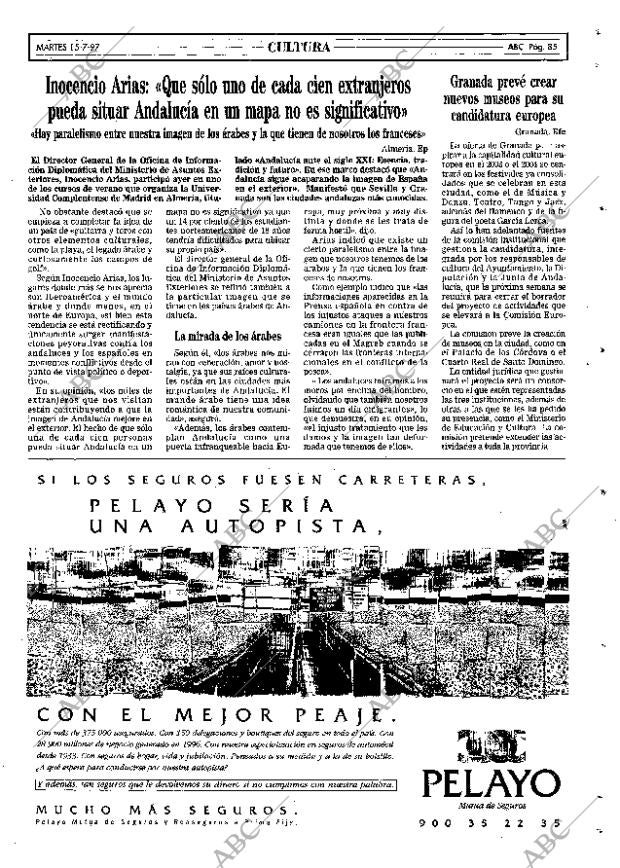 ABC SEVILLA 15-07-1997 página 85