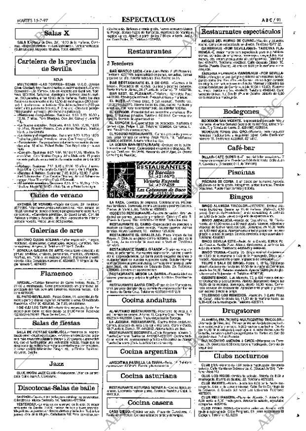 ABC SEVILLA 15-07-1997 página 91