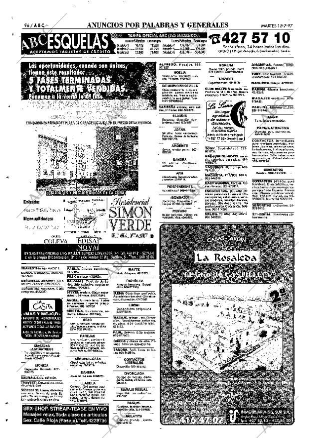 ABC SEVILLA 15-07-1997 página 96