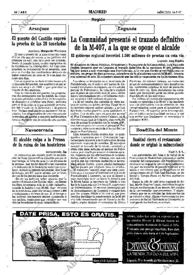 ABC MADRID 16-07-1997 página 68