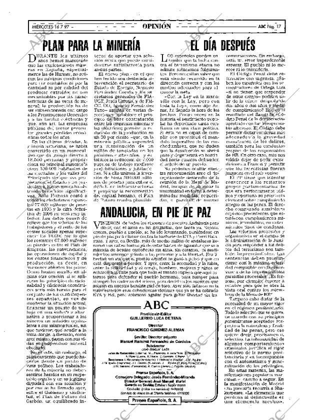 ABC SEVILLA 16-07-1997 página 17