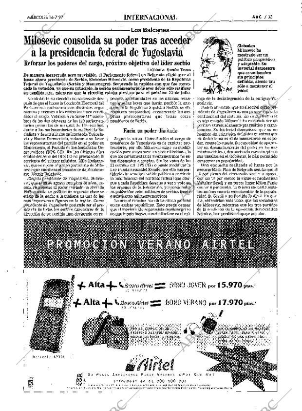 ABC SEVILLA 16-07-1997 página 33