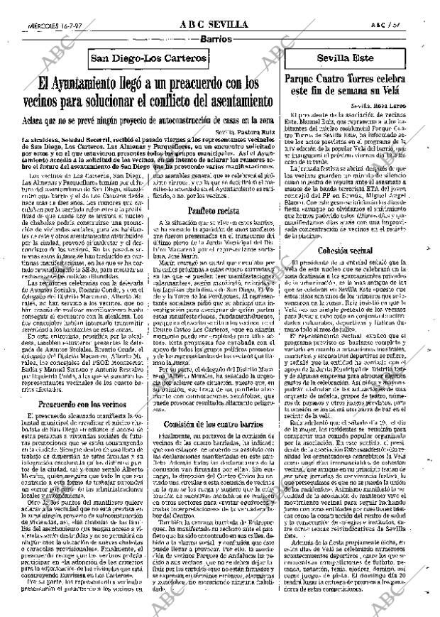 ABC SEVILLA 16-07-1997 página 57