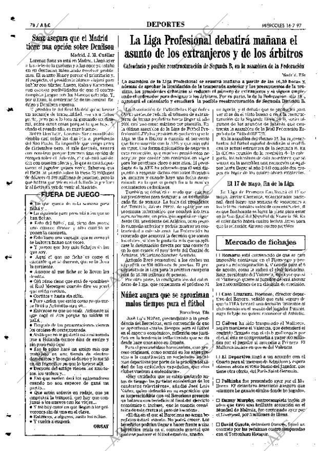 ABC SEVILLA 16-07-1997 página 78