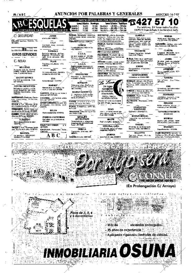 ABC SEVILLA 16-07-1997 página 88