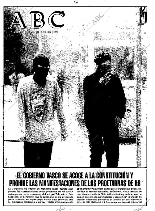 ABC SEVILLA 17-07-1997 página 1
