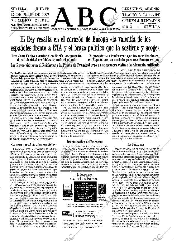 ABC SEVILLA 17-07-1997 página 15
