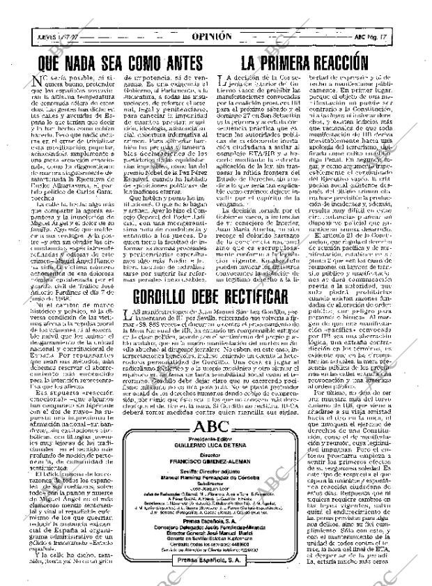 ABC SEVILLA 17-07-1997 página 17