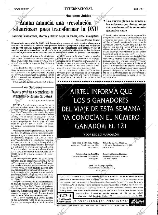 ABC SEVILLA 17-07-1997 página 31