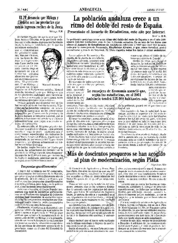 ABC SEVILLA 17-07-1997 página 38