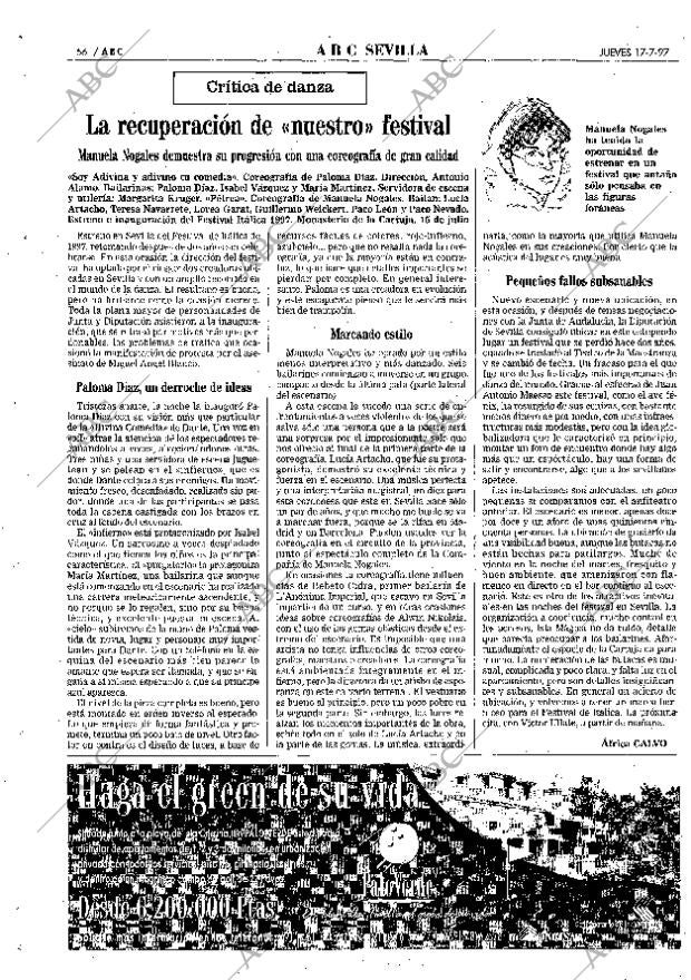 ABC SEVILLA 17-07-1997 página 56