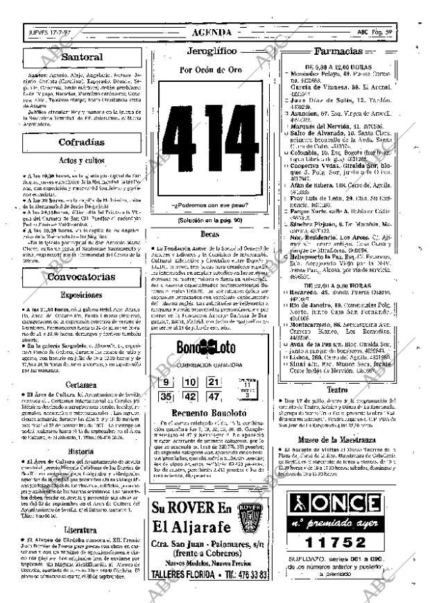ABC SEVILLA 17-07-1997 página 59