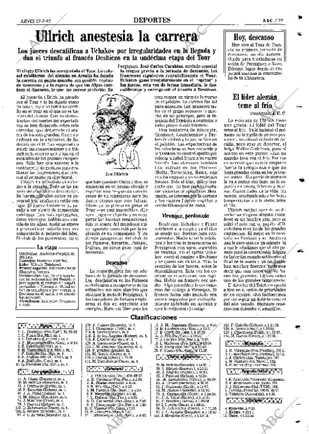 ABC SEVILLA 17-07-1997 página 77