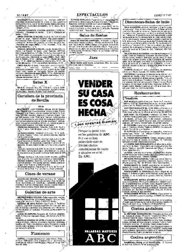 ABC SEVILLA 17-07-1997 página 82