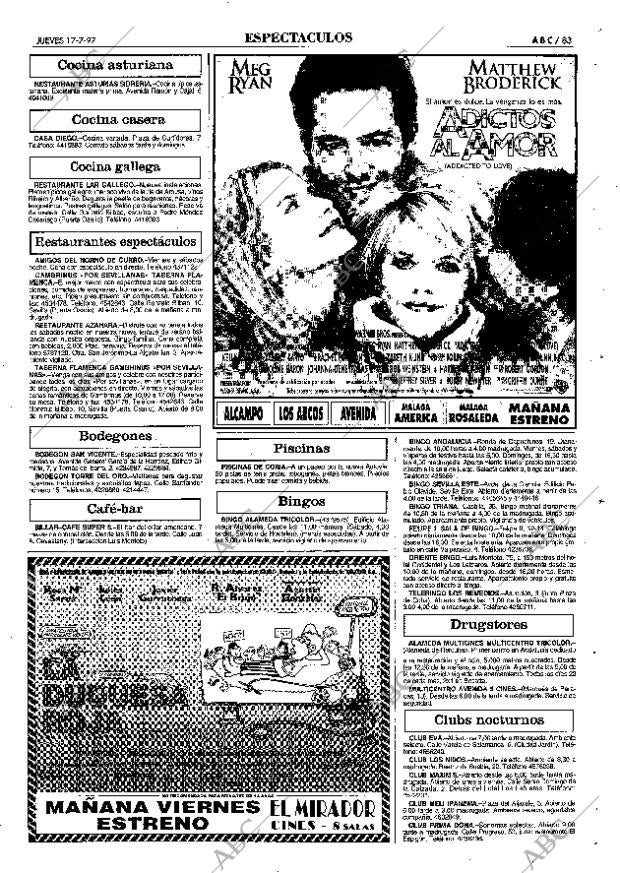 ABC SEVILLA 17-07-1997 página 83