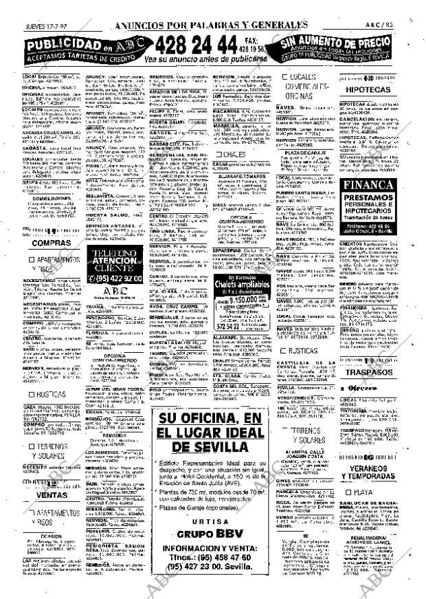 ABC SEVILLA 17-07-1997 página 85